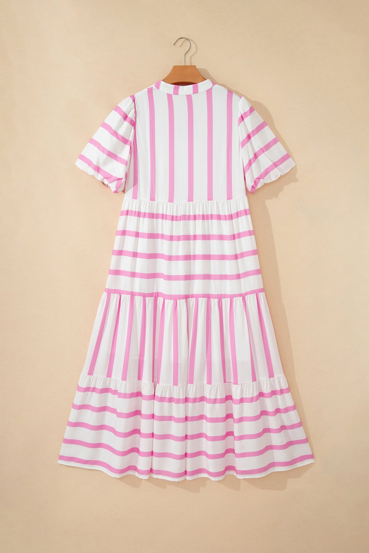 Southern Sunday Striped Midi Dress