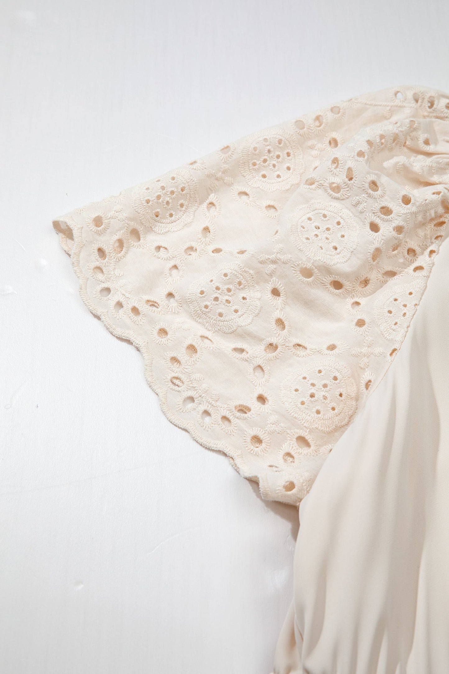 Ivory Rose Eyelet Maxi Dress