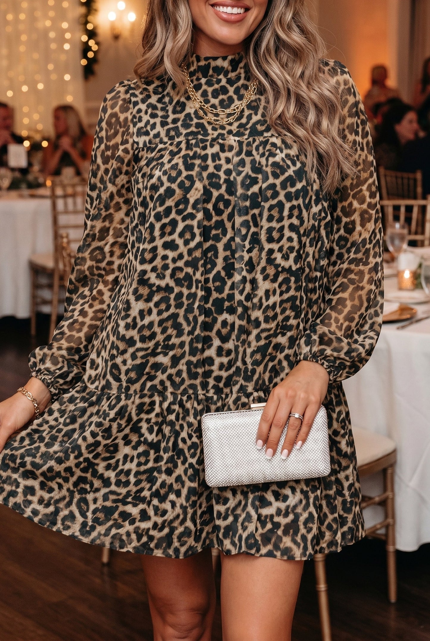 Wild Side Leopard Mini Dress