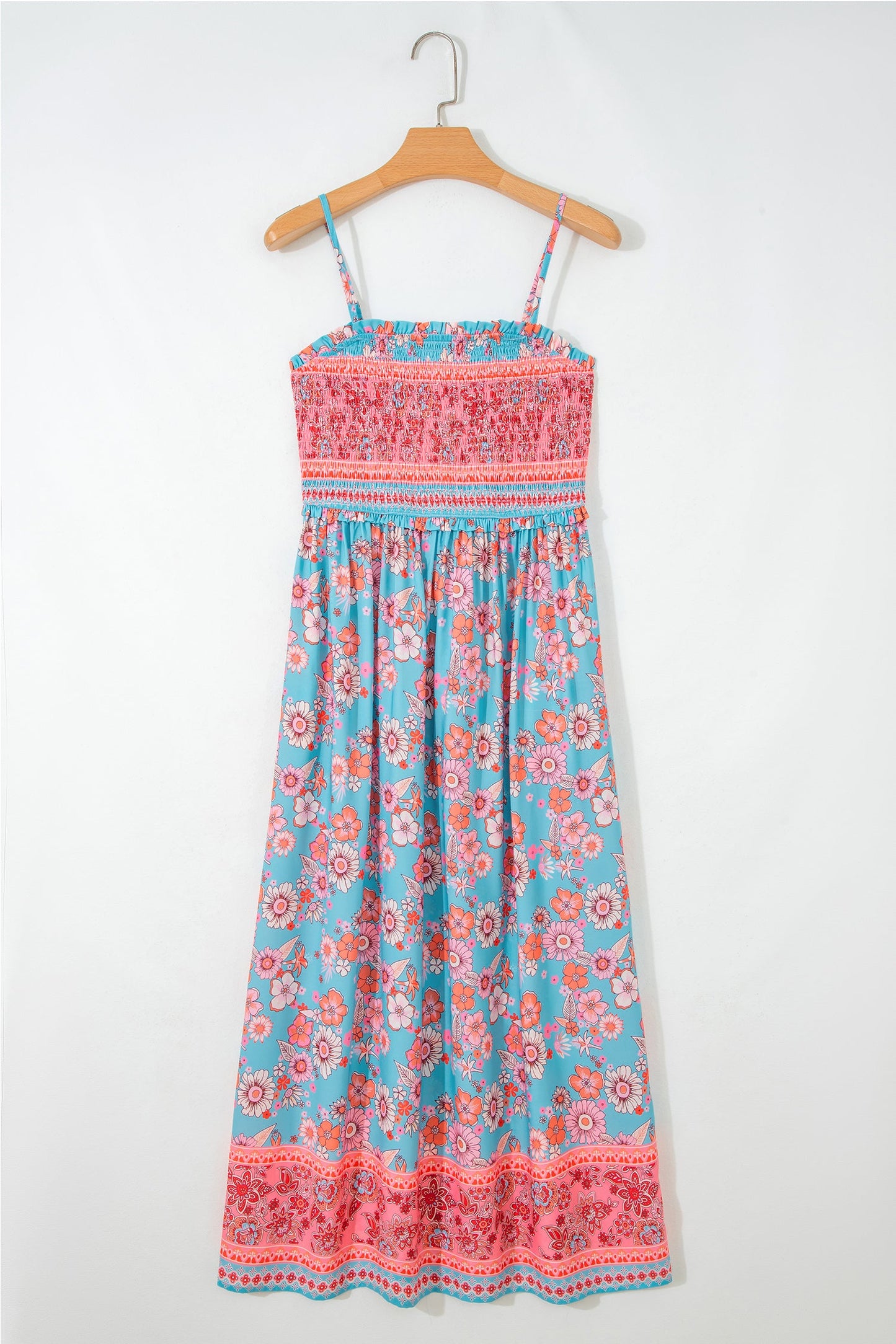 Desert Bloom Boho Maxi Dress