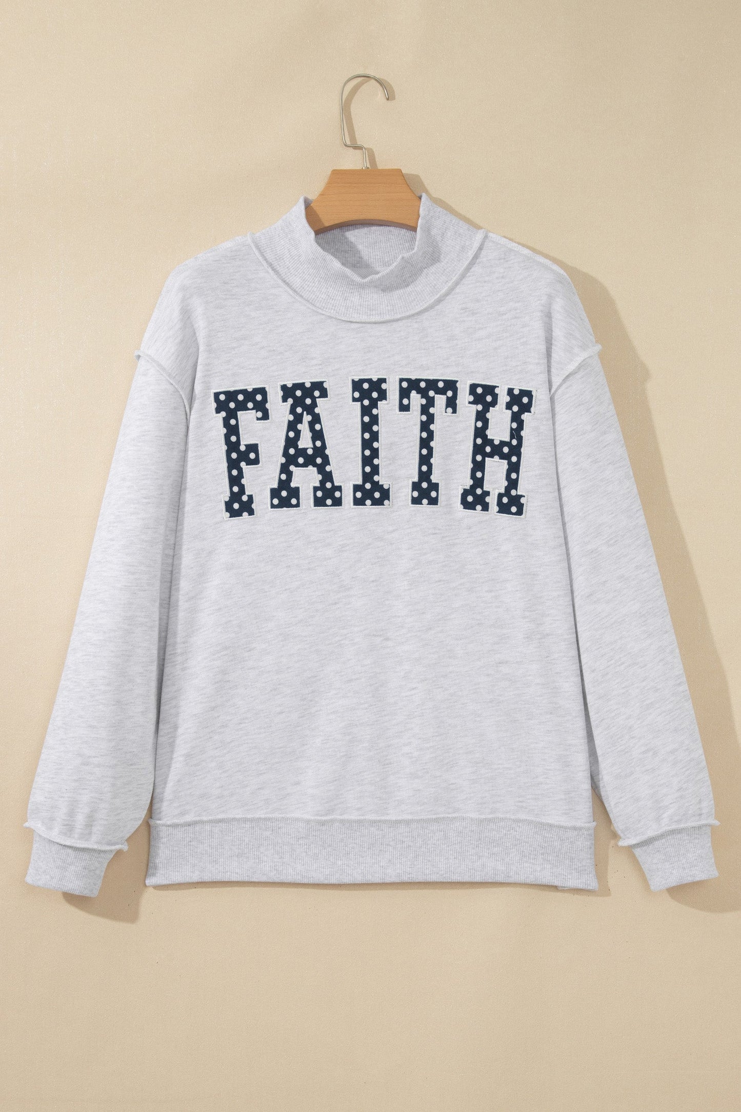 The Walk By Faith Polka Dot Sweatshirt