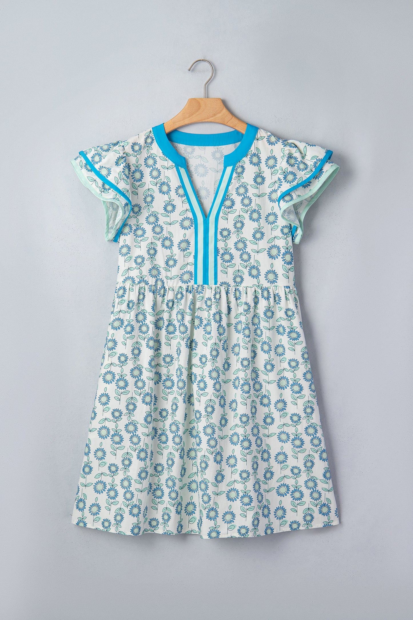 Bluebonnet Breeze Mini Dress