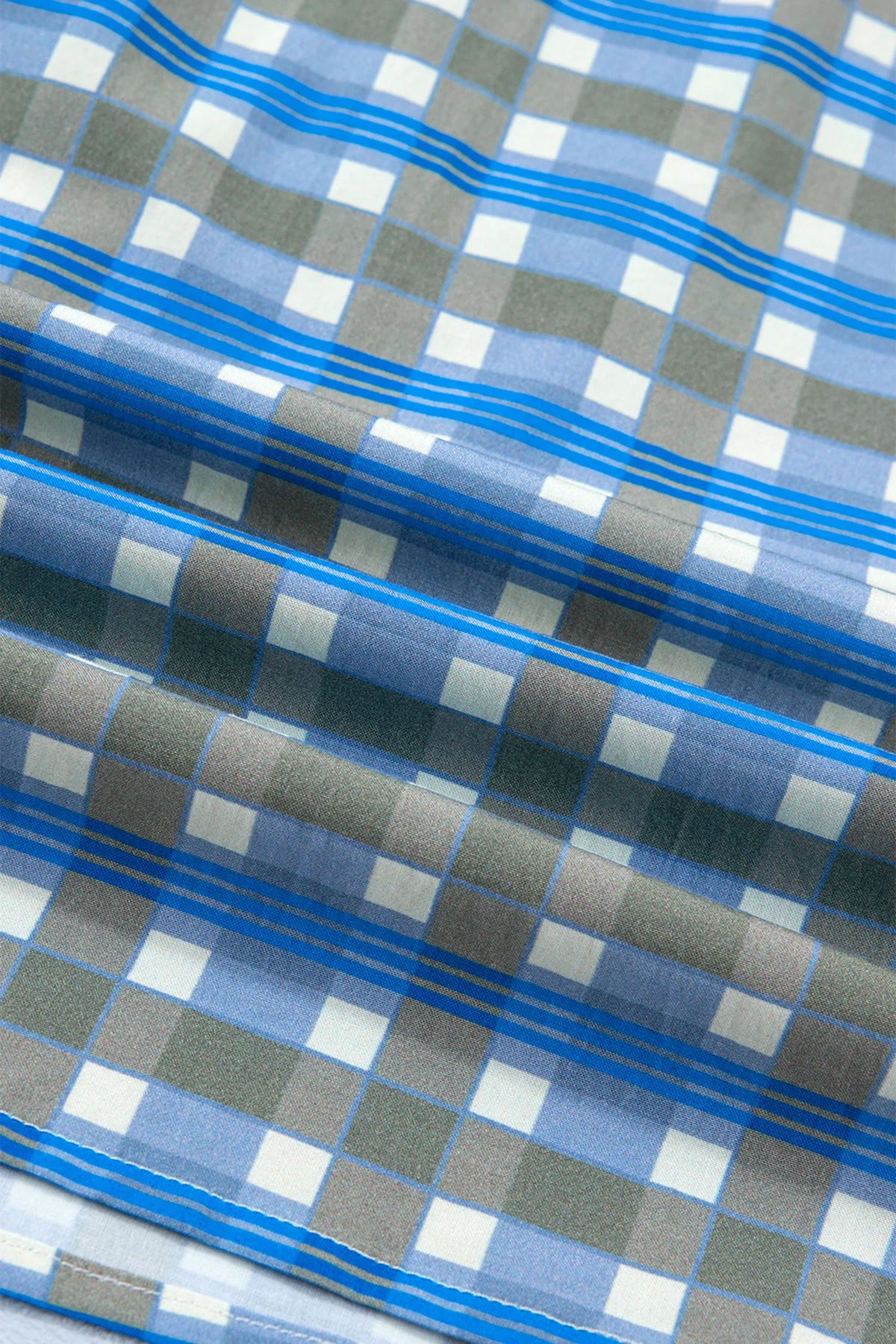 Blue Ridge Gingham Ruffle Blouse