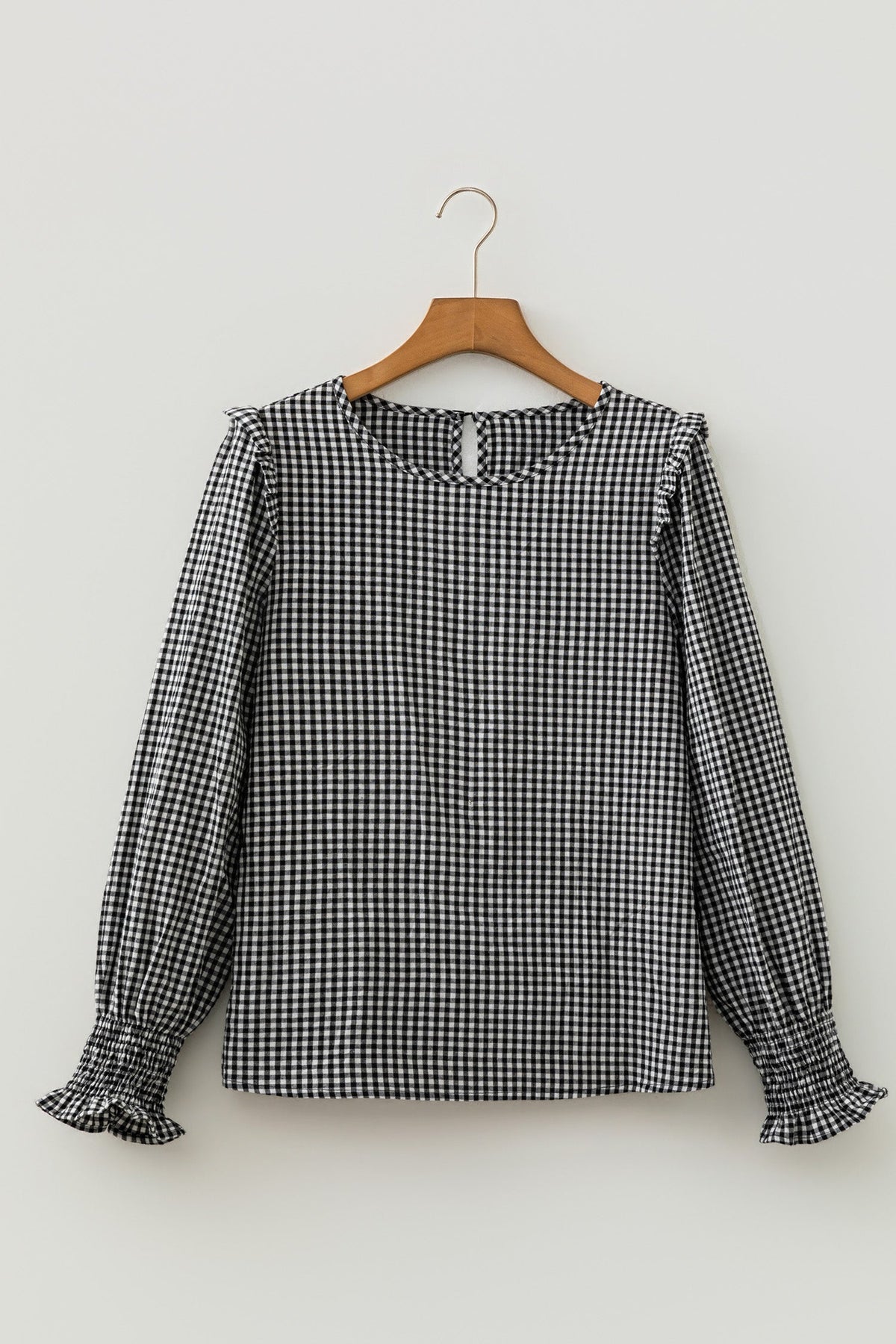 The Sunday Social Gingham Blouse