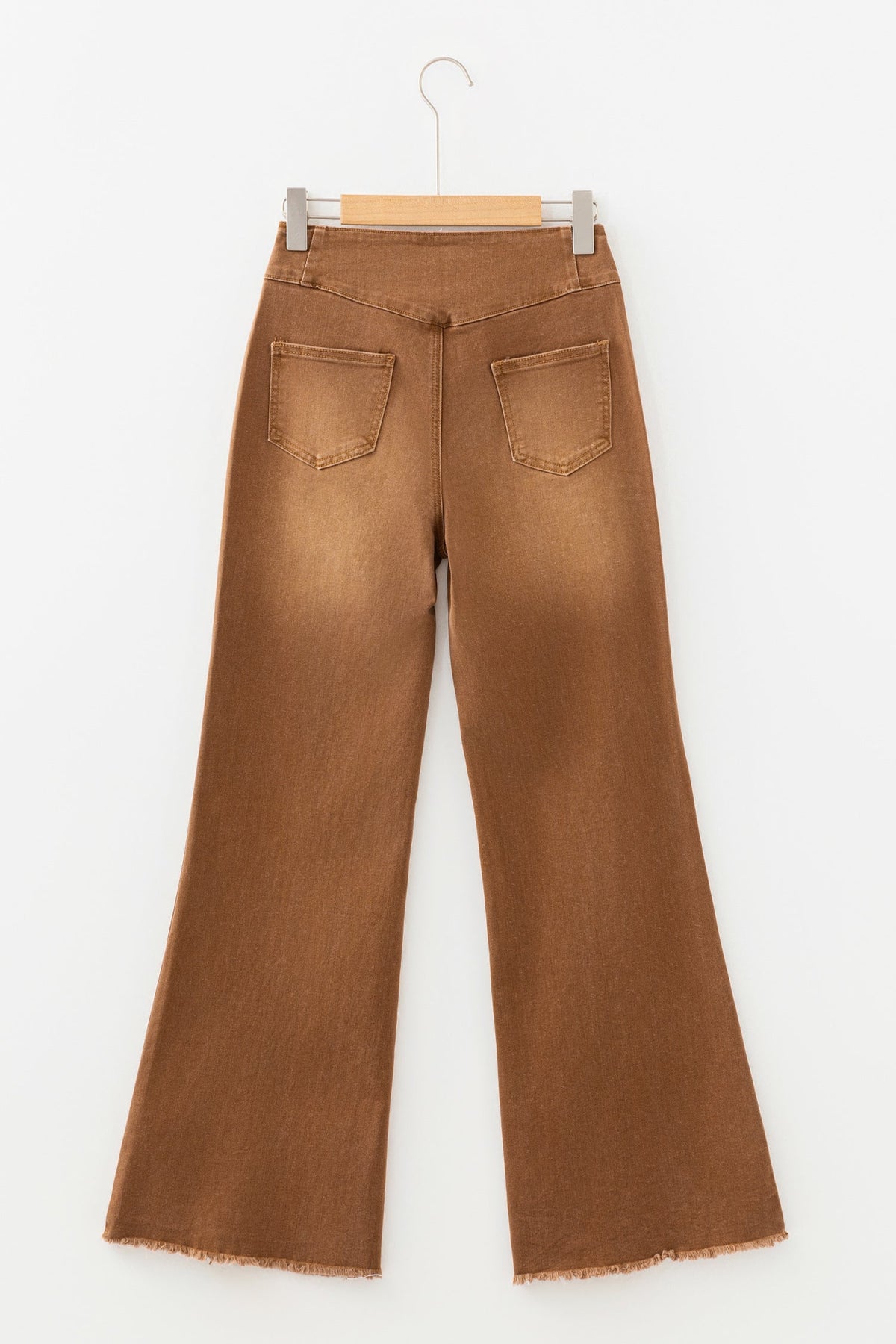 The Saddle Up Raw Hem Flare Jeans