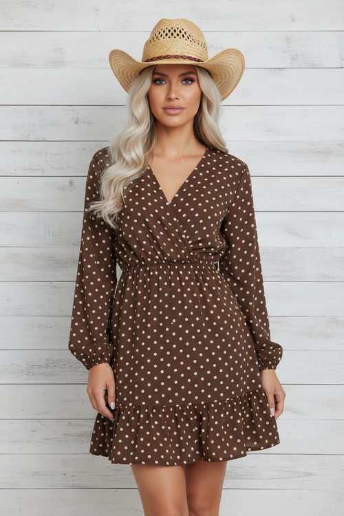 Ranch Polka Dot Wrap Dress | Bridle & Bone