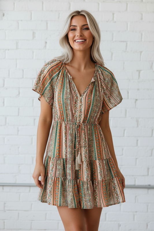 Desert Willow Tiered Dress