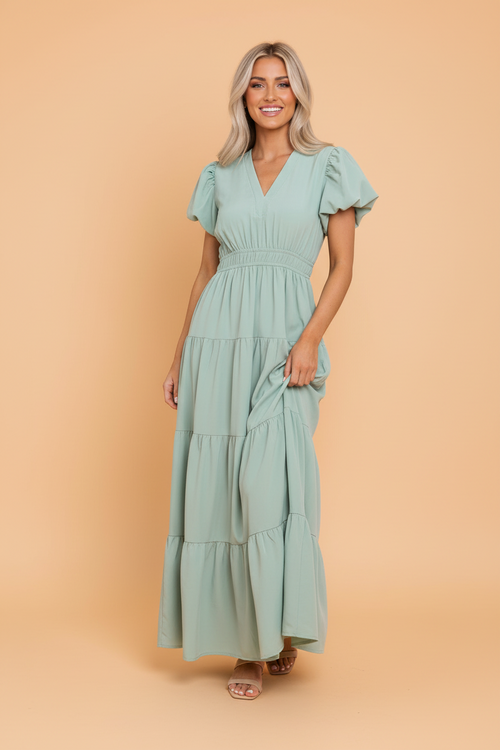 Sweet Magnolia Tiered Maxi Dress