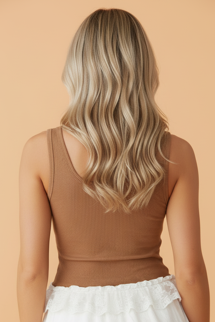 Sweet Lace Trim Ribbed Knit Tank