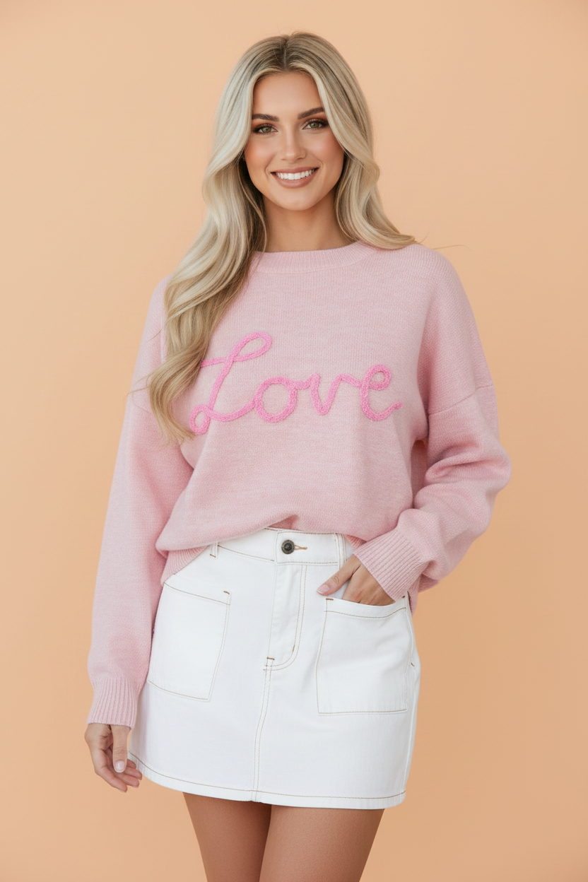 Love You More Chenille Sweater