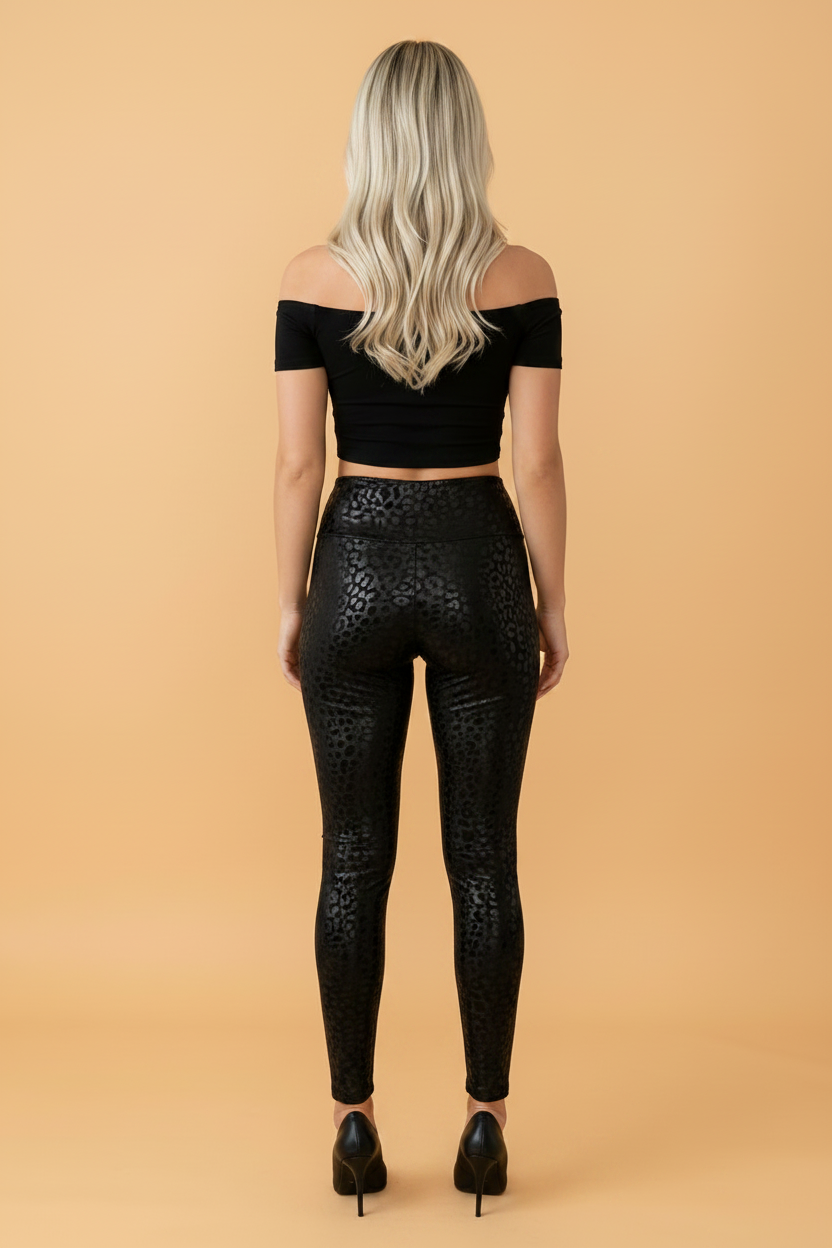 Midnight Leopard High-Rise Leggings