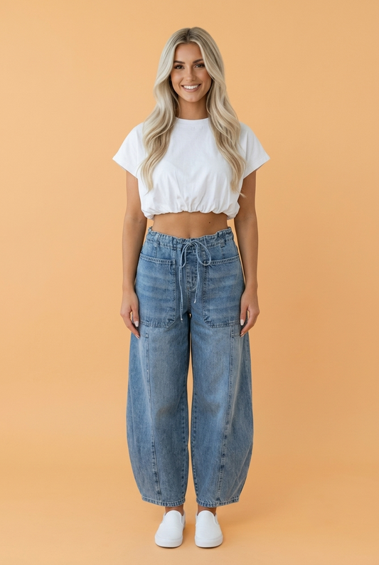 The Easy Does It Barrel Jeans
