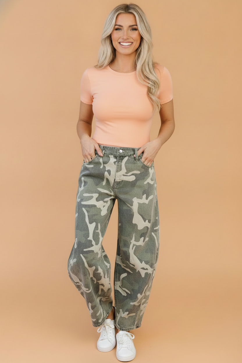High Country Camo Straight Leg Jeans