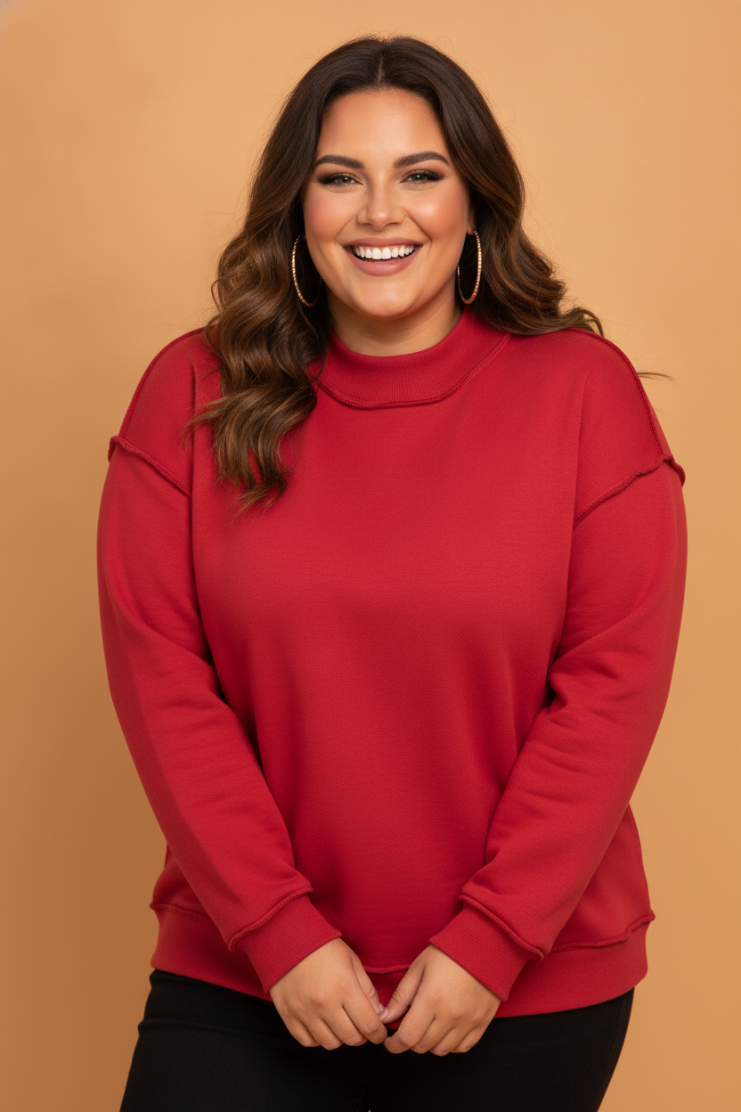 Two Ways to Cozy Reversible Sweatshirt