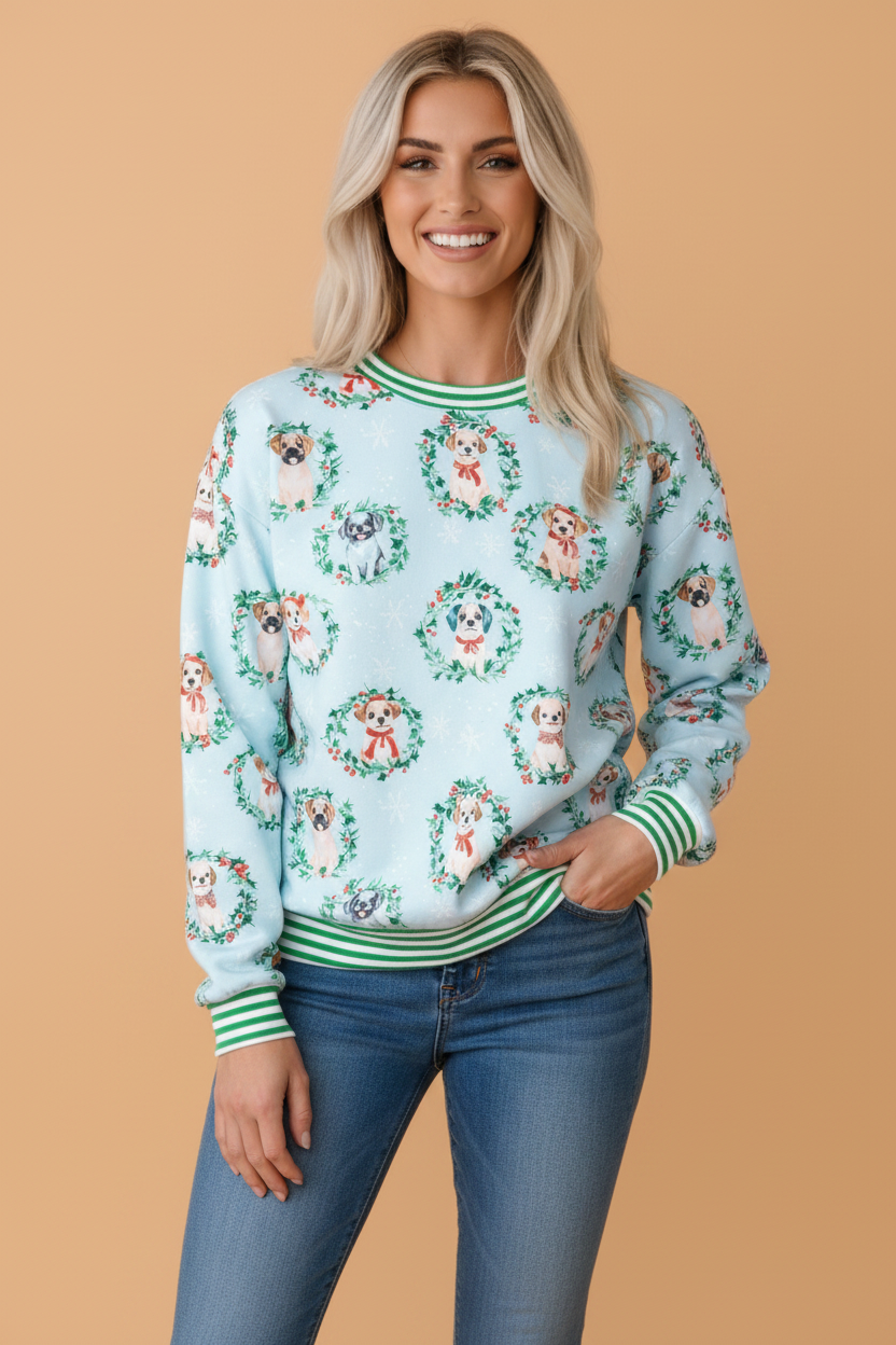 The Merry Little Dog Mama Sweatshirt