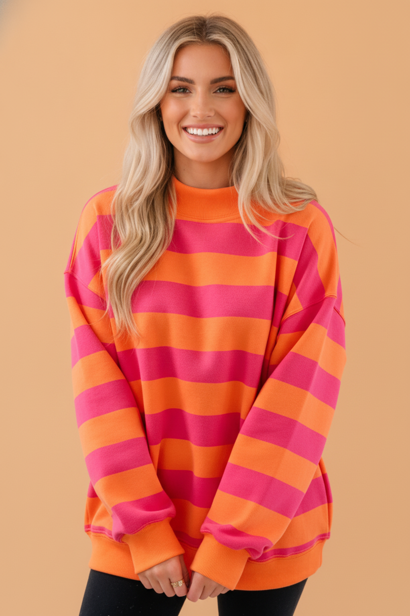The Wild at Heart Striped Sweatshirt