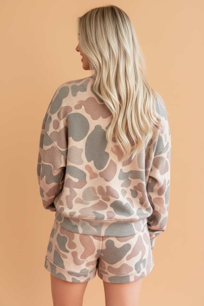 The Howdy Honey Camo Short Set
