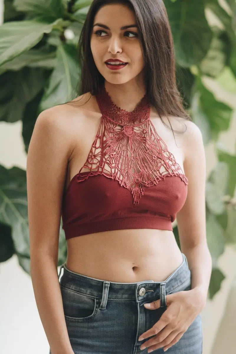 The Wild Rose Baroque Lace Bralette