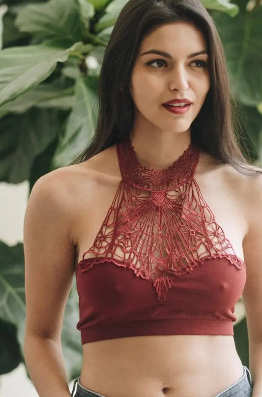 The Wild Rose Baroque Lace Bralette
