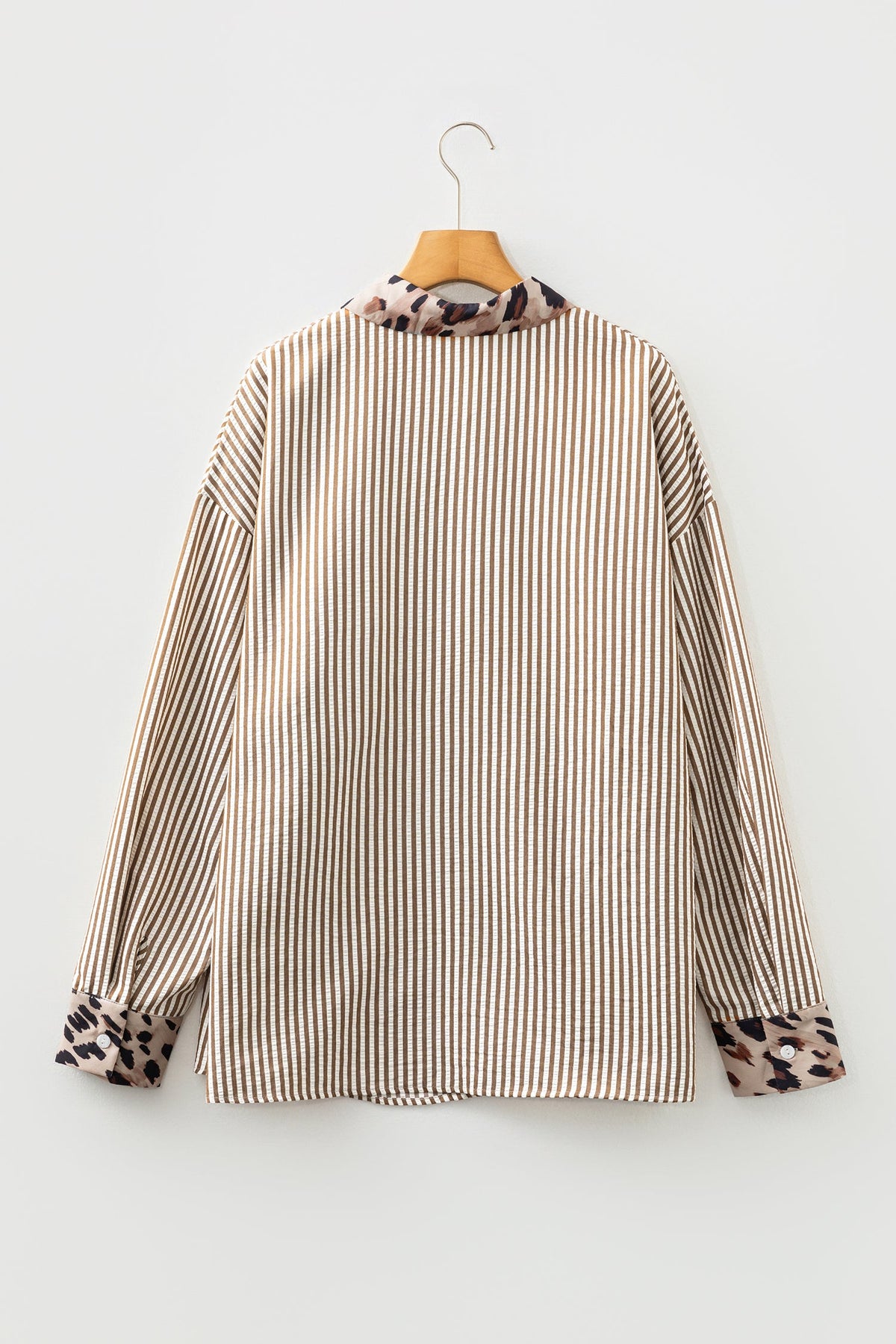 Wildwood Stripe & Leopard Shirt