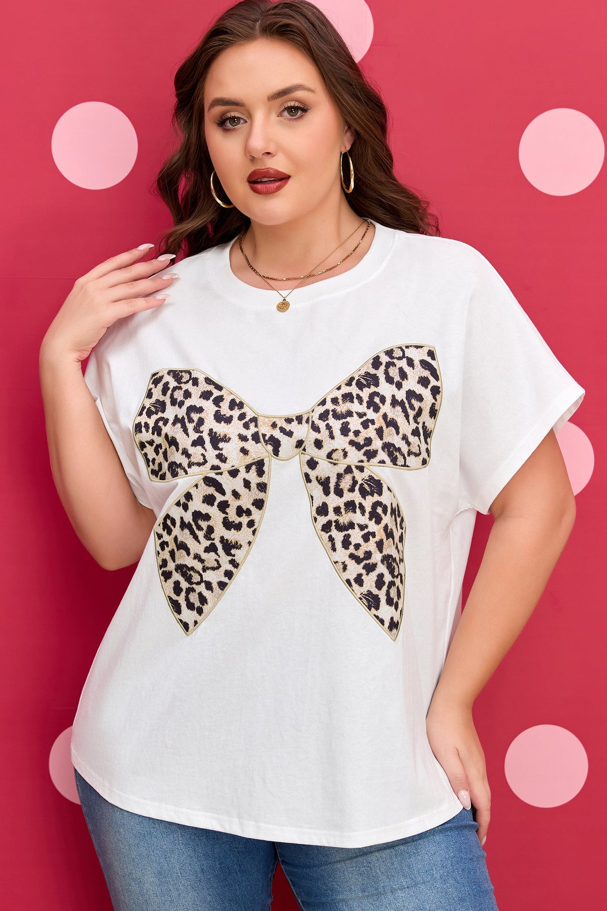 Wild at Heart Leopard Bow Tee