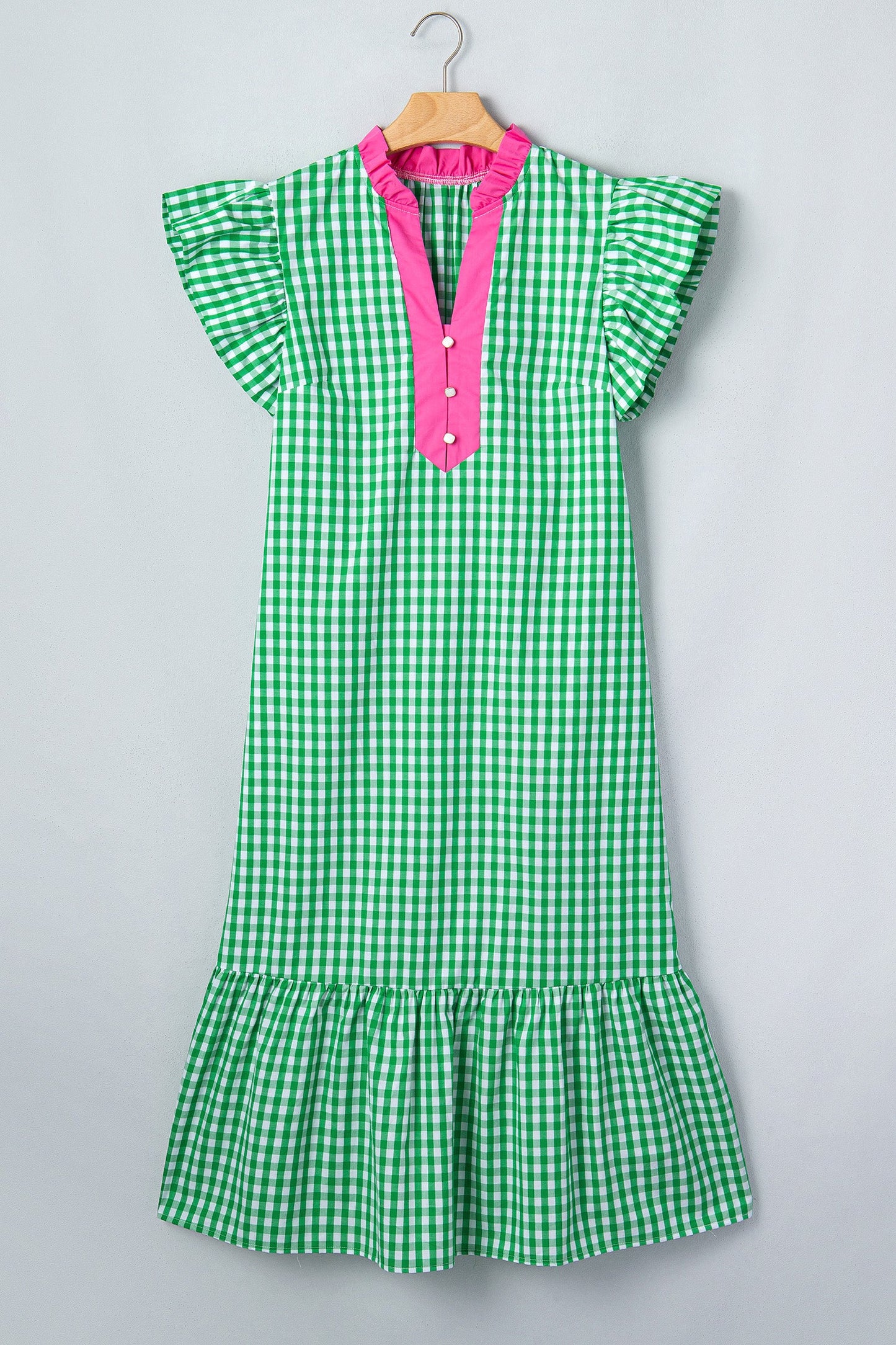 Southern Charm Gingham Midi Dress