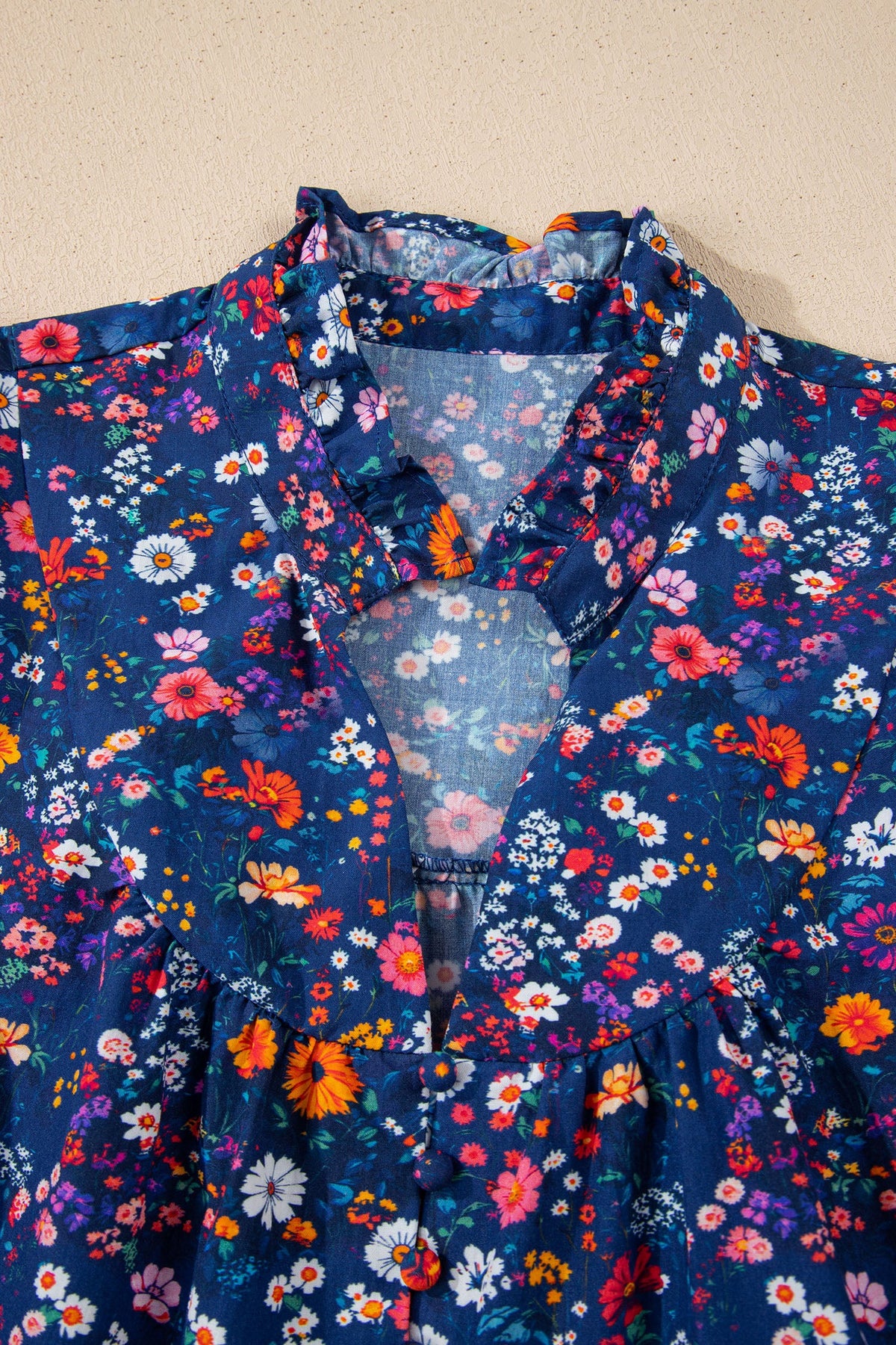 Wildflower Puff Sleeve Mini Dress
