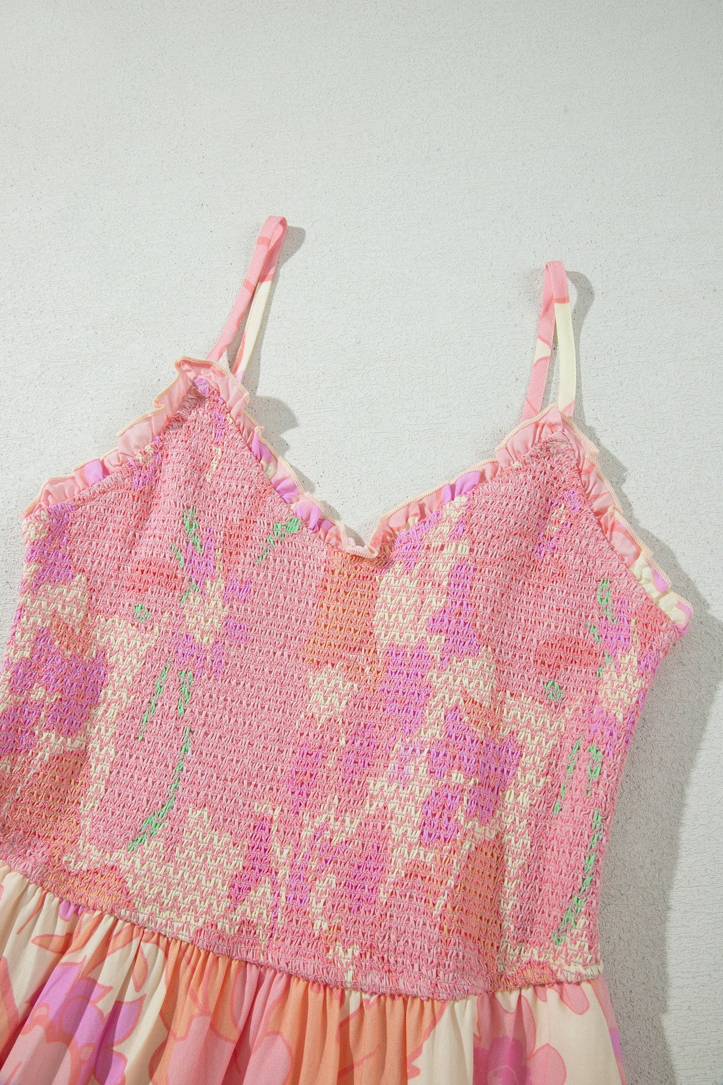 Pink Prairie Bloom Maxi Dress