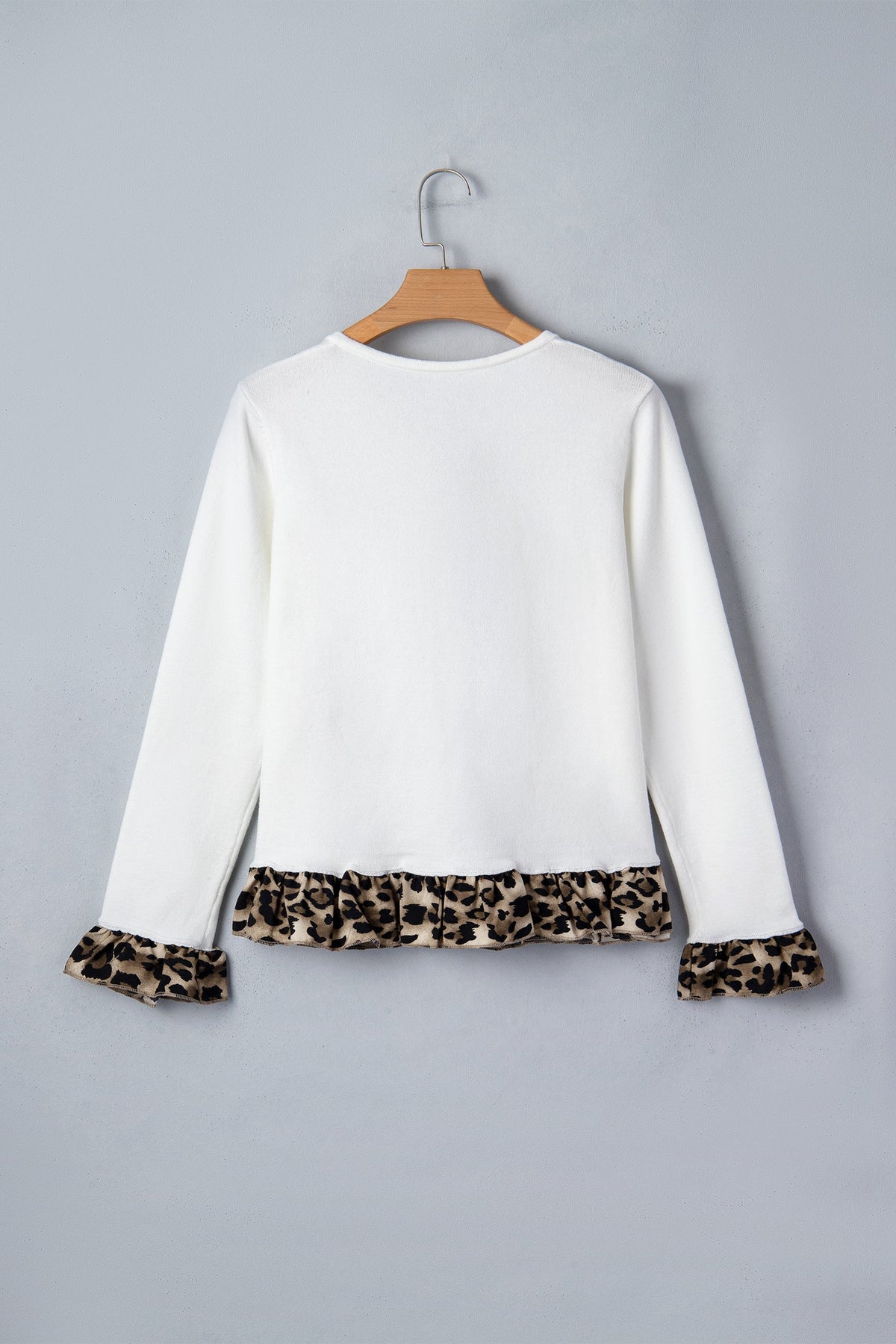 Wild Grace Leopard Trim Cardigan