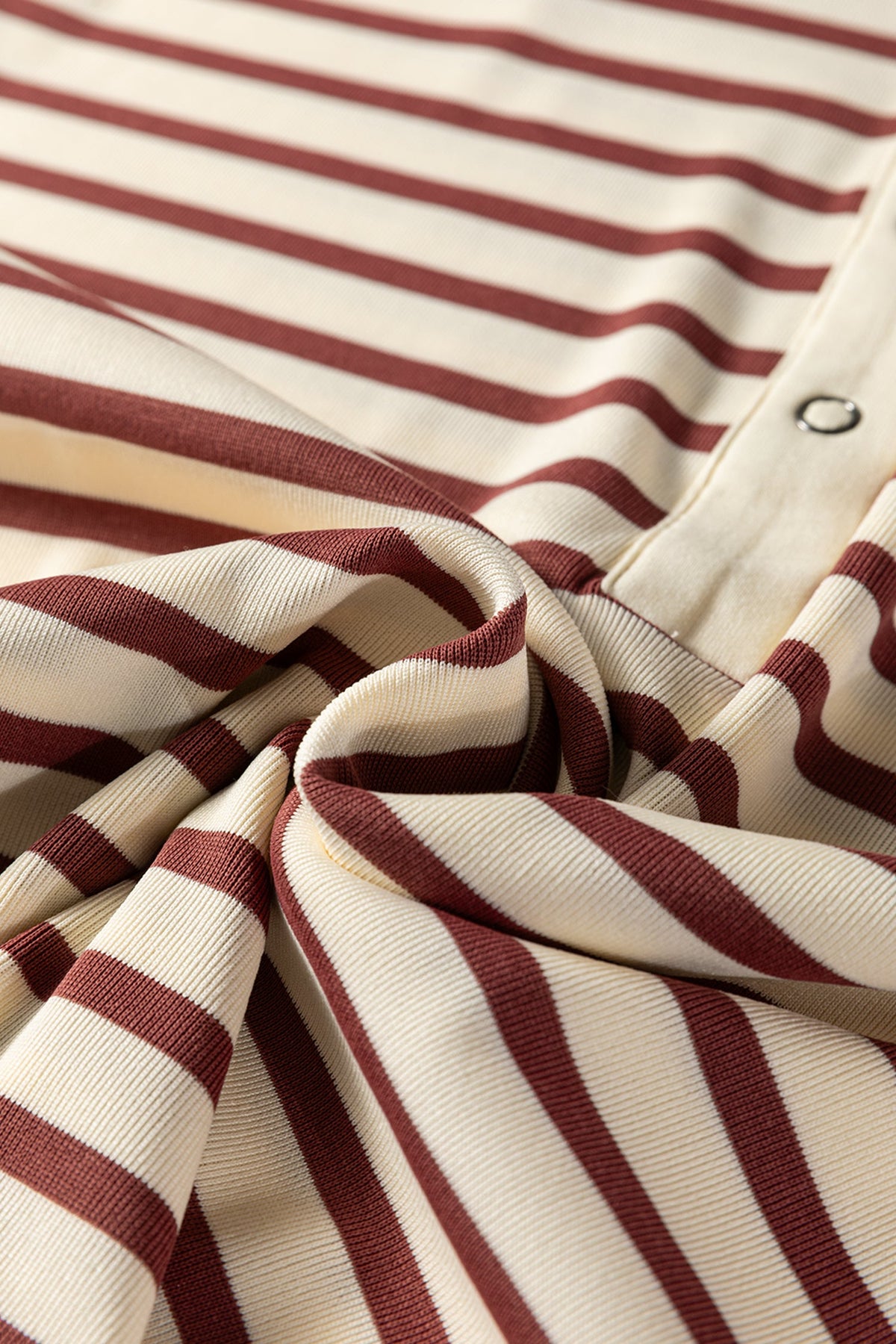Ranch Days Striped Button Top
