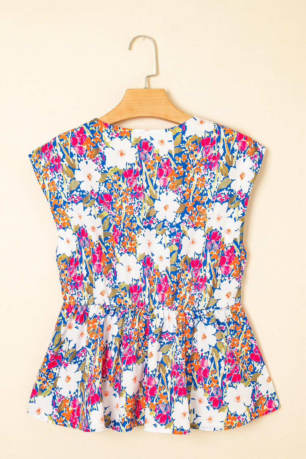 Wildflower Bow Peplum Blouse