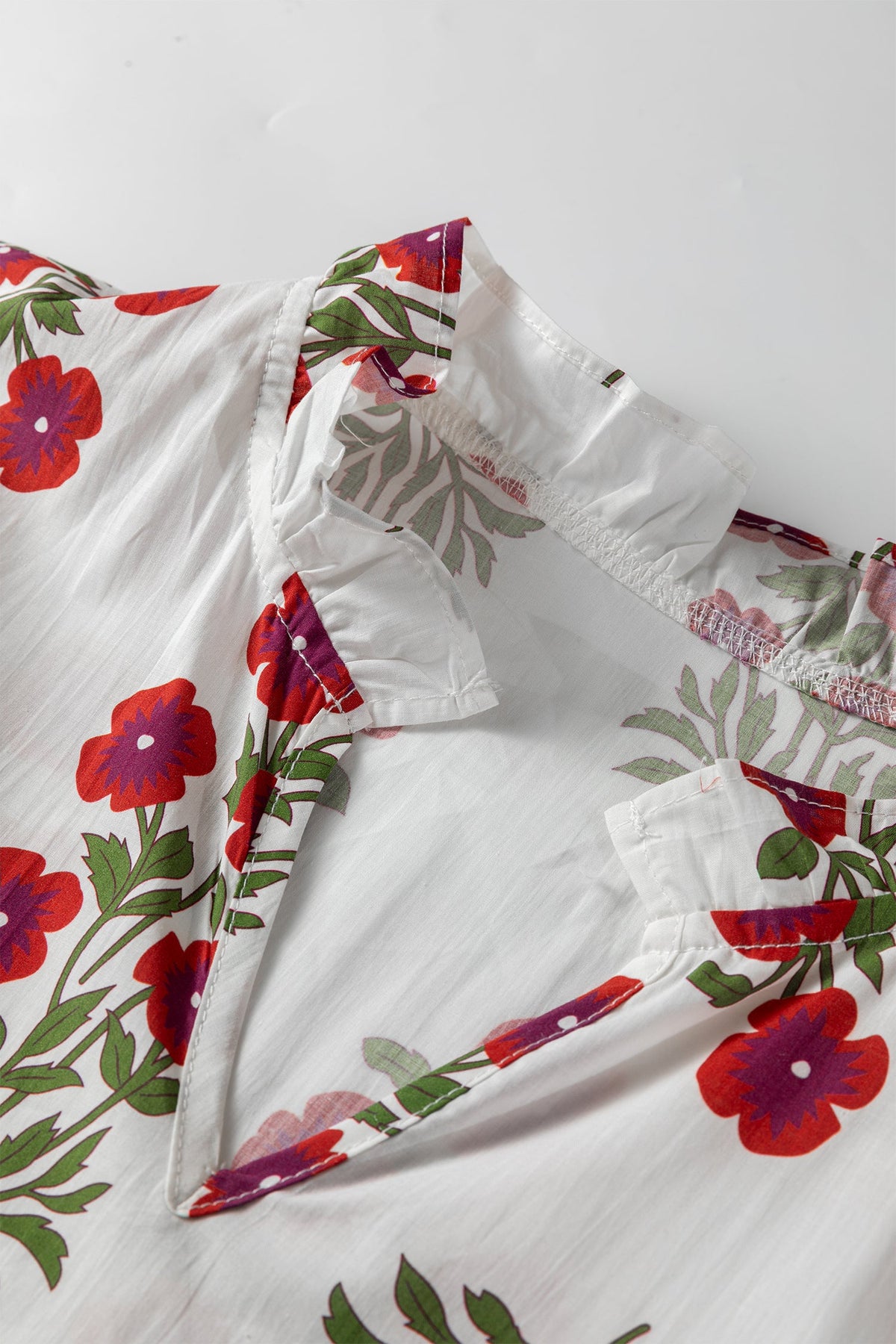 The Prairie Rose Puff Sleeve Mini Dress