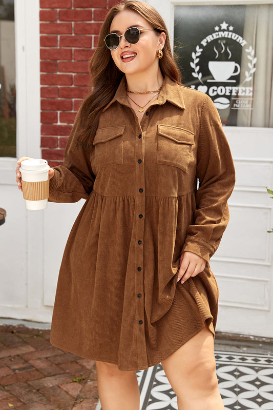 The Copper Ridge Corduroy Dress