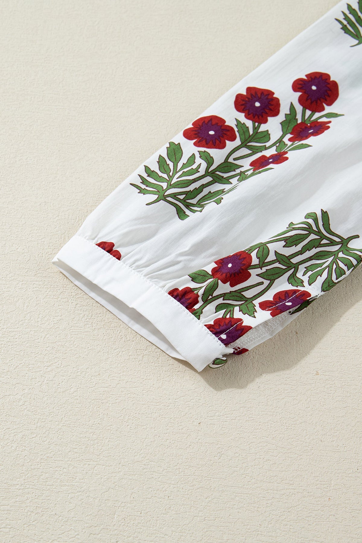 The Prairie Rose Notched Floral Dress