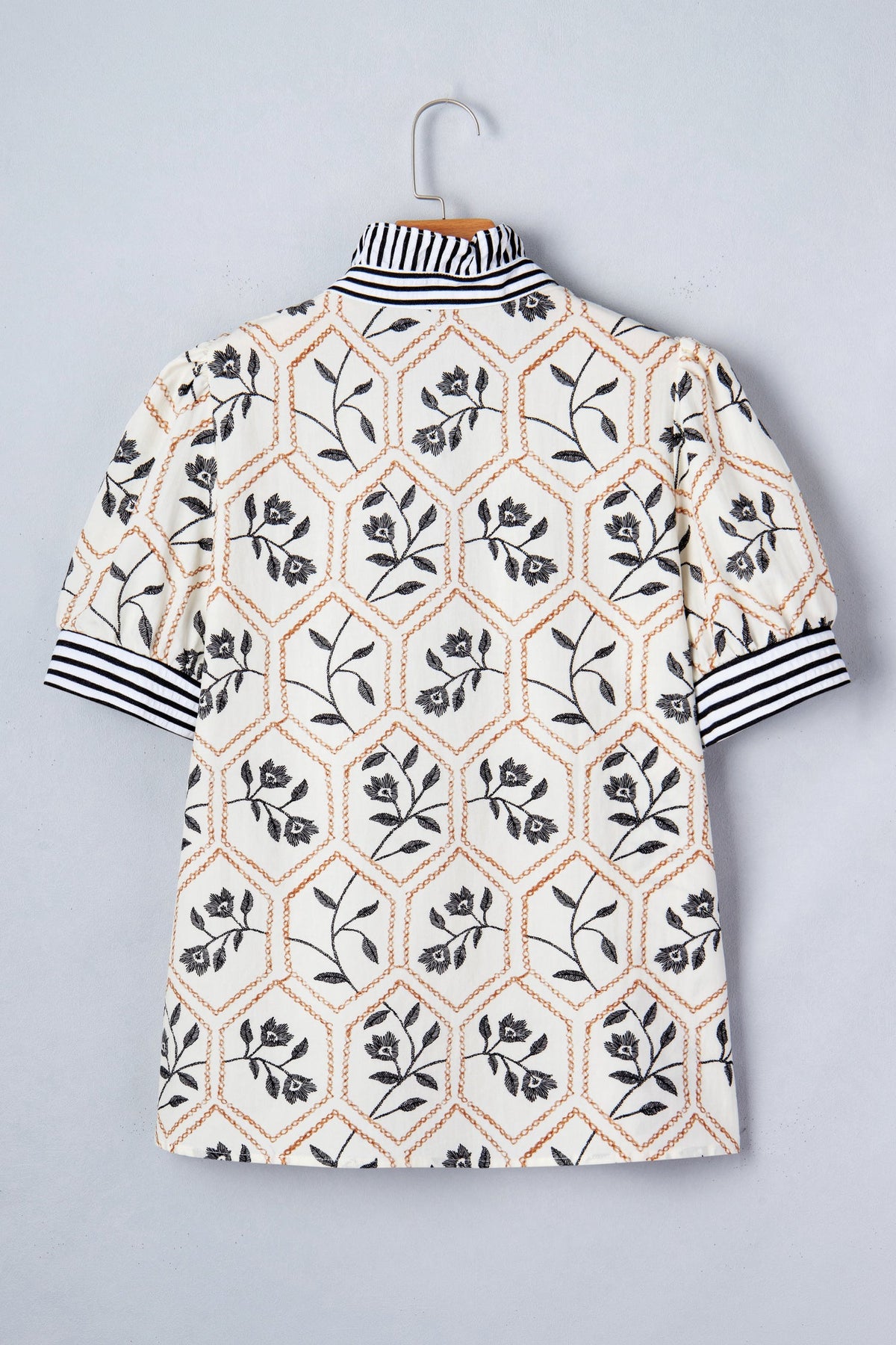 Prairie Tile Ruffle Blouse