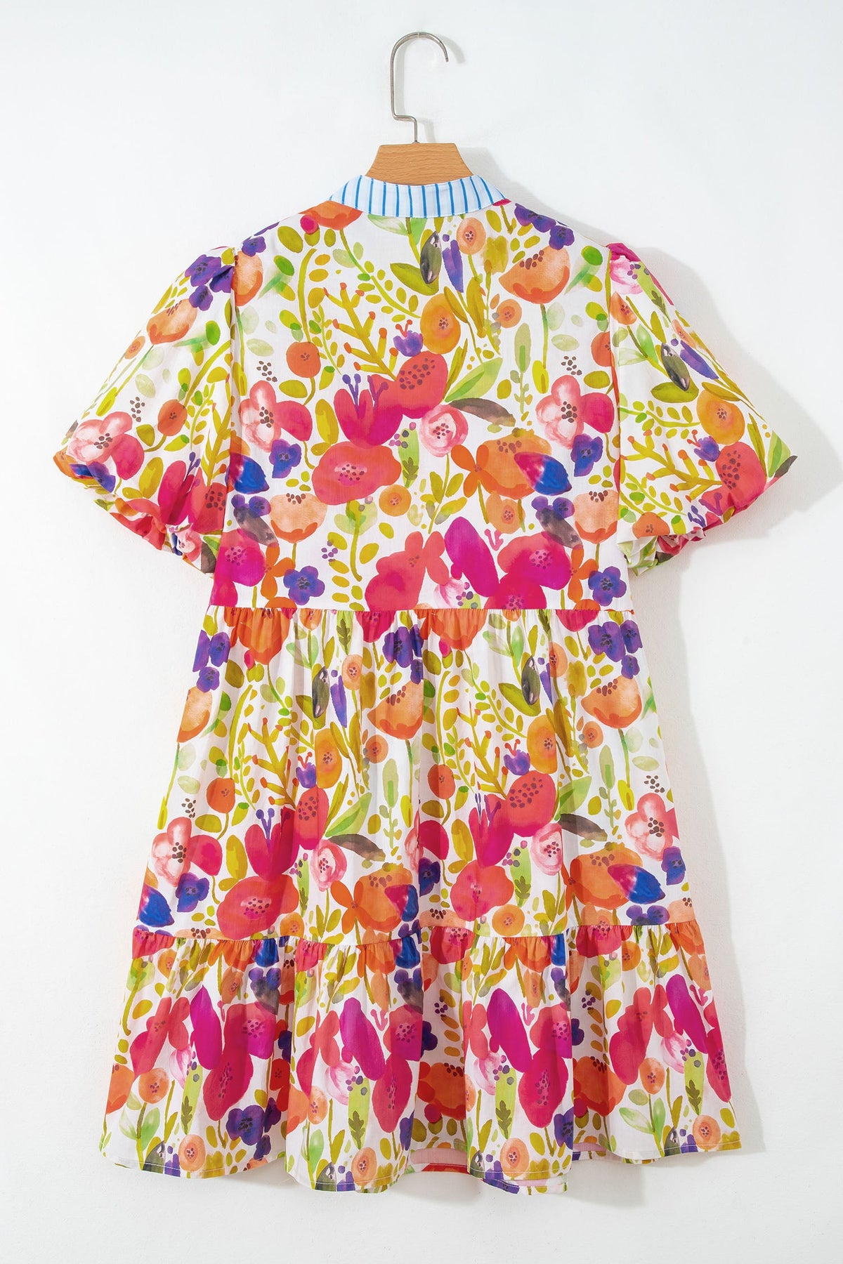 Wildflower Confetti Puff Sleeve Dress