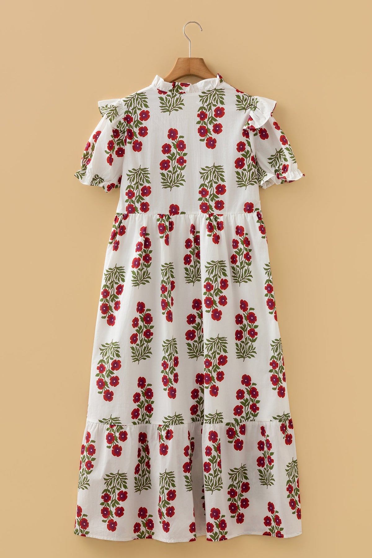 The Prairie Rose Puff Sleeve Mini Dress