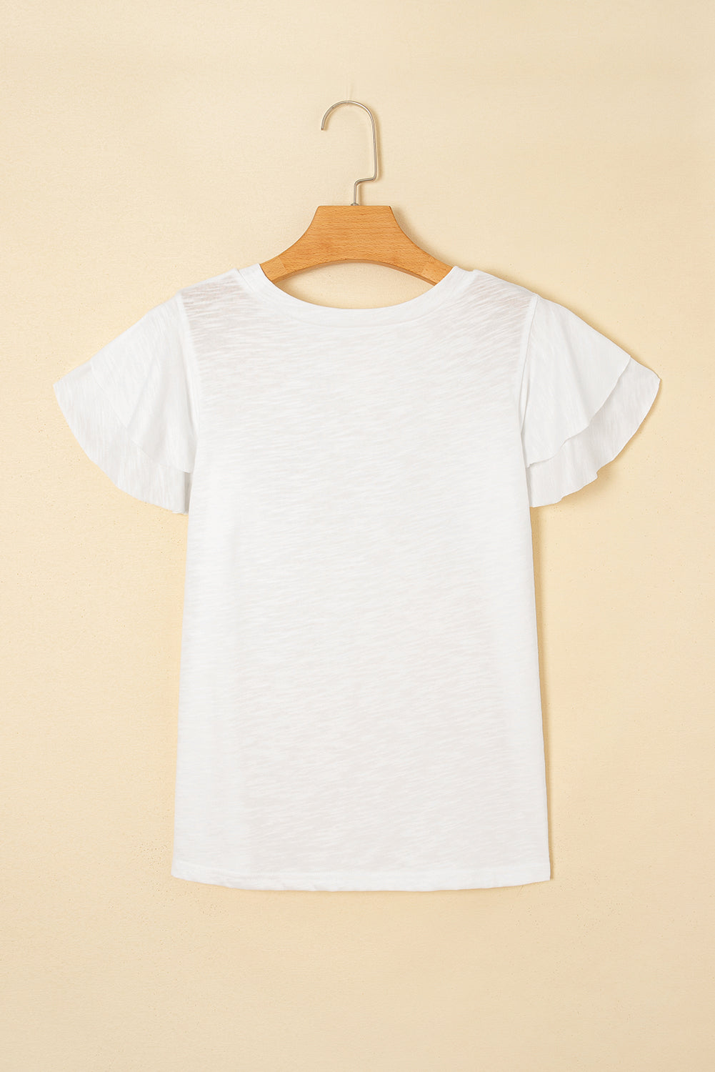 Everyday Ruffle Sleeve Knit Top
