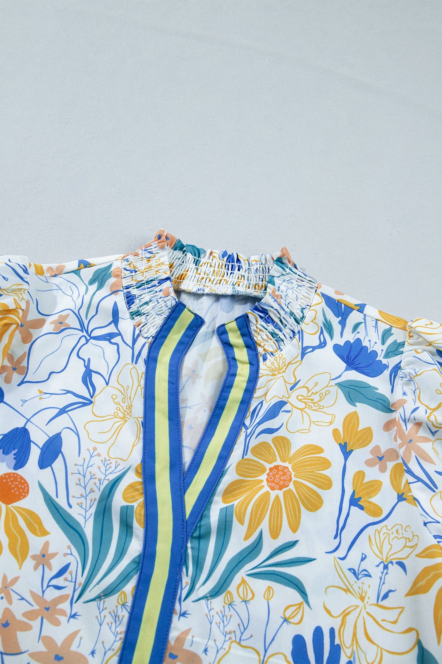 The Bluebell Prairie Floral Blouse