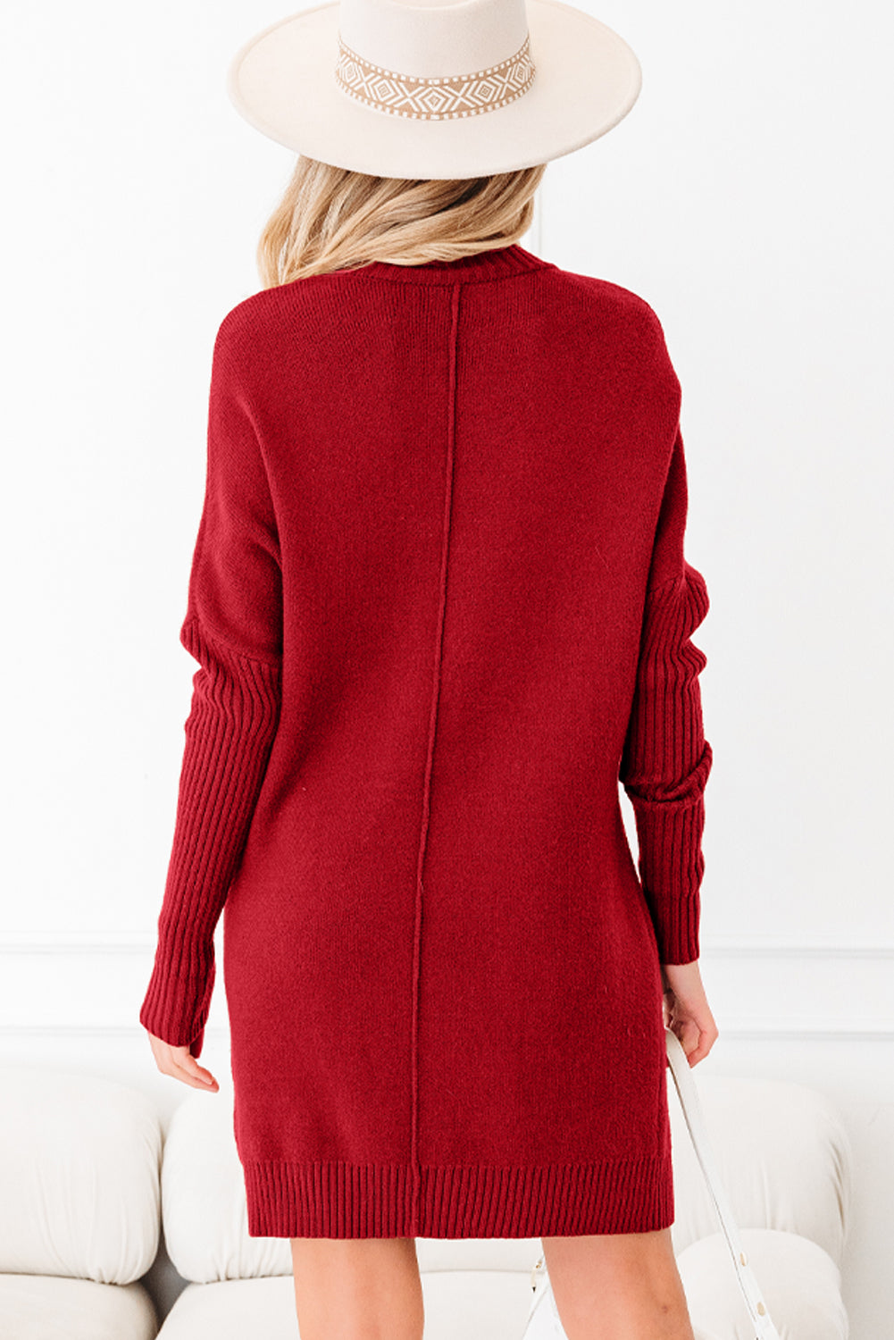 Saddlewood Ribbed Sweater Dress