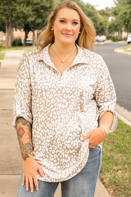 Soft Spot Leopard V-Neck Top