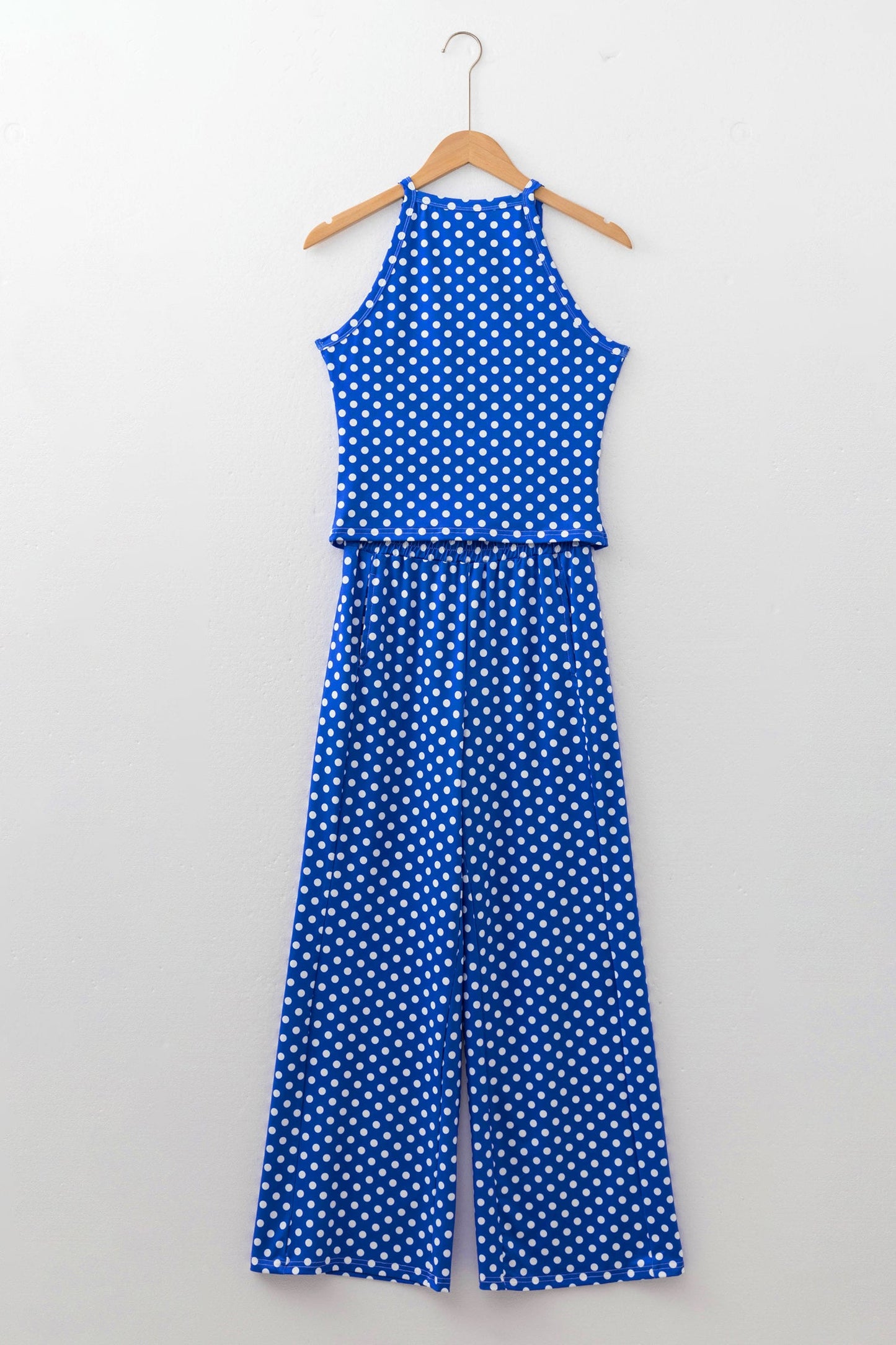 Blue Belle Polka Dot Pant Set