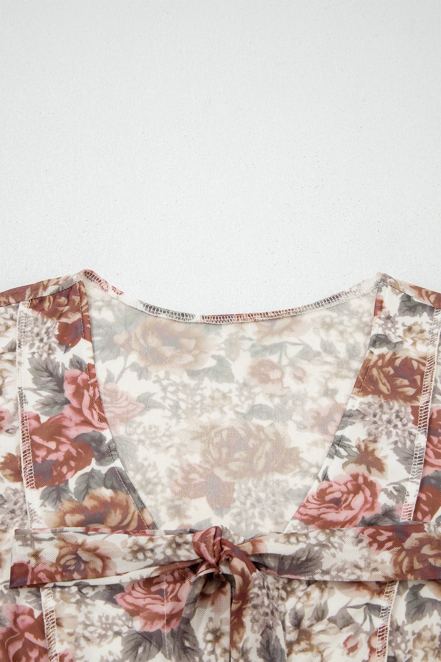 Autumn Rose Bell Sleeve Blouse