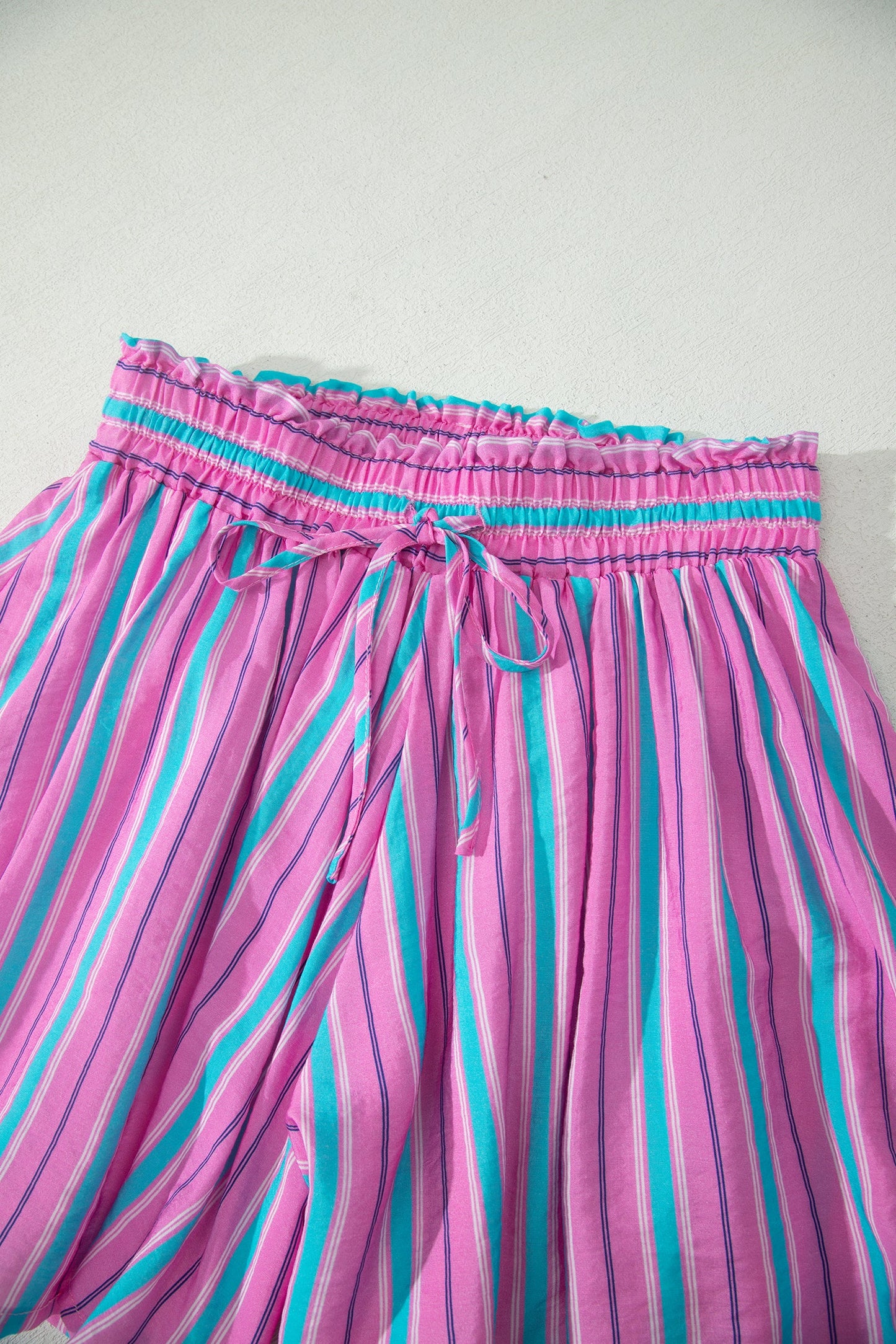 Sunset Stripe Dolman Shorts Set