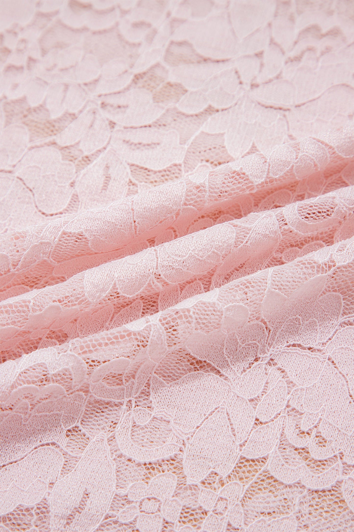 Blush & Lace High Neck Top
