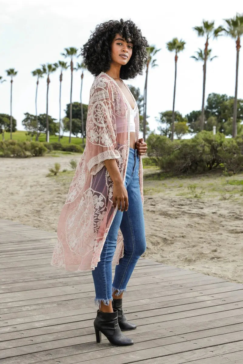 The Prairie Lace Kimono