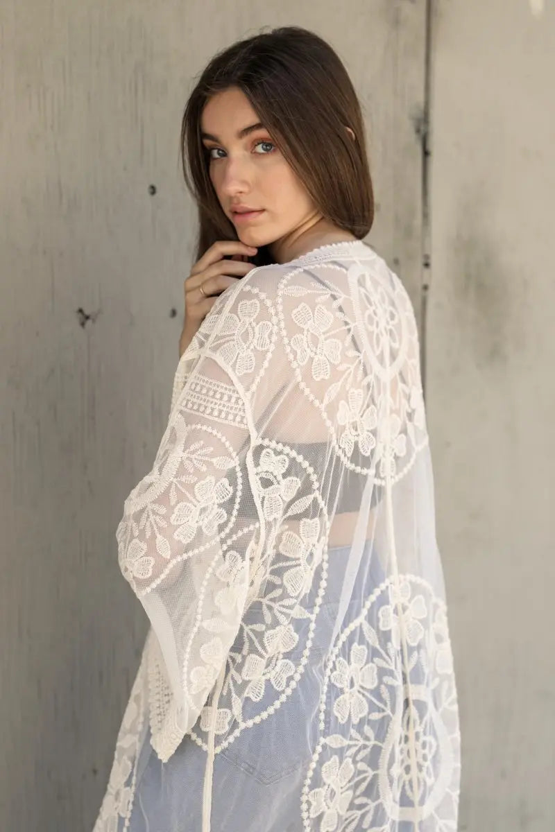 The Prairie Lace Kimono