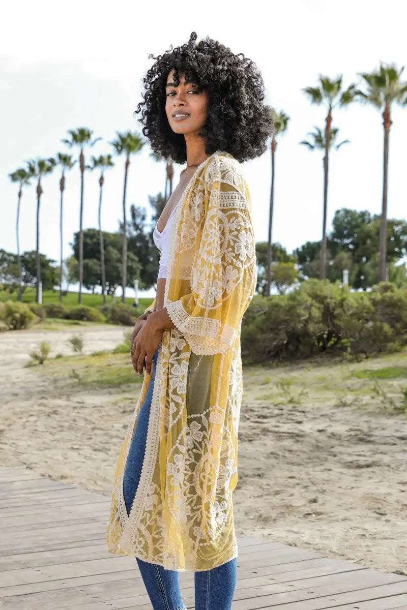 The Prairie Lace Kimono