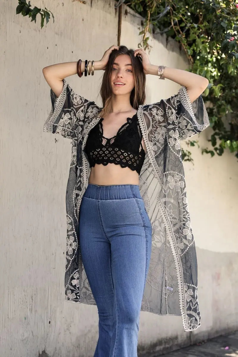 The Prairie Lace Kimono