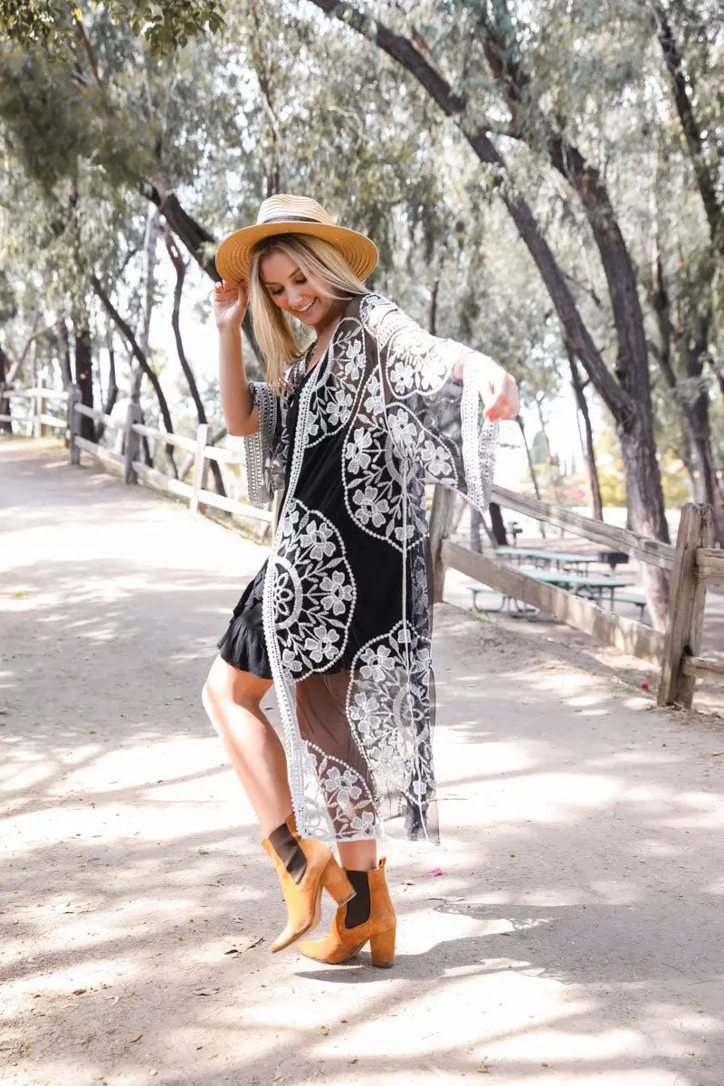 The Prairie Lace Kimono